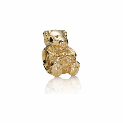 Pandora 14K Gold Teddy Bear Charm