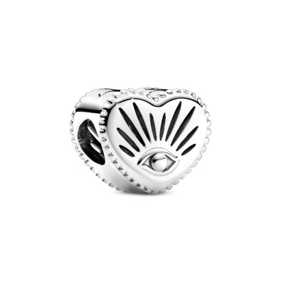 Pandora All Seeing Eye and Heart Charm