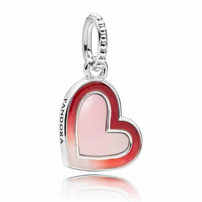Pandora Asymmetric Heart of Love Charm