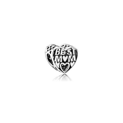 Pandora Best Mother Openwork Heart Charm