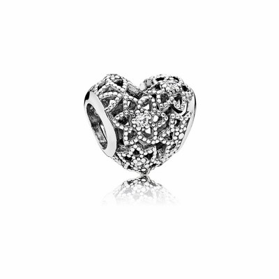 Pandora Blooming Heart Charm