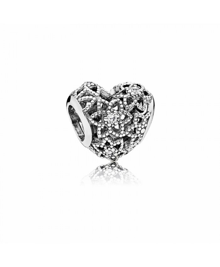 Pandora Blooming Heart Charm