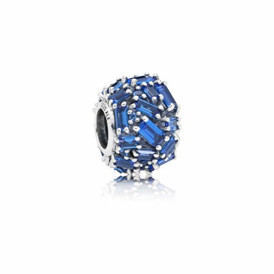 Pandora Blue Chiseled Elegance Charm