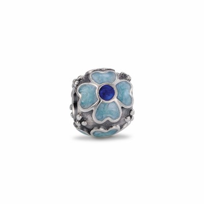 Pandora Blue Daisy Charm