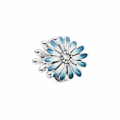 Pandora Blue Daisy Flower Charm