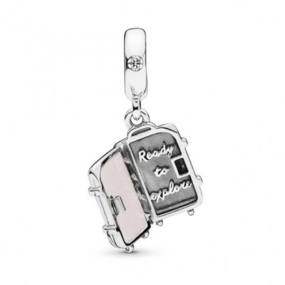 Pandora BReady to Explore Suitcase Dangle Charm