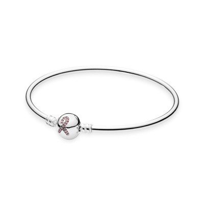 Pandora Breast Cancer Awareness Bangle Bracelet