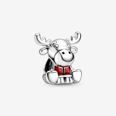 Pandora Canada Moose Maple Leaf Charm