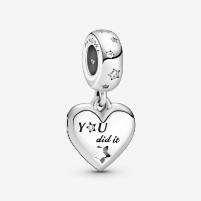 Pandora Congratulations Heart and Stars Dangle Charm