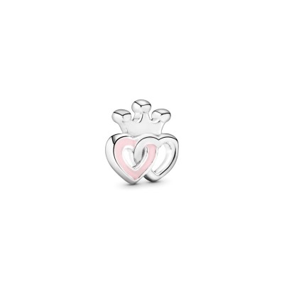 Pandora Crown and Interwined Hearts Locke Charm