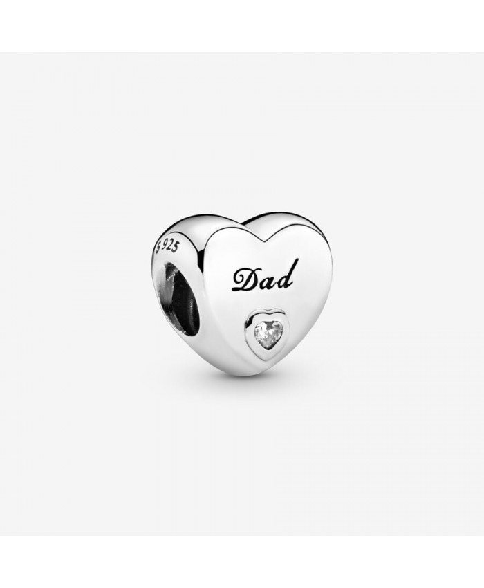 Pandora Dad Heart Charm