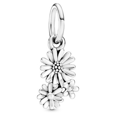 Pandora Daisy Flower Bouquet Dangle Charm