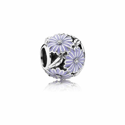 Pandora Daisy Meadow Charm with Lavender Enamel