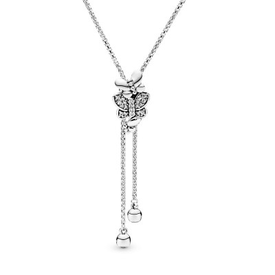 Pandora Dazzling and Dancing Butterflies Necklace