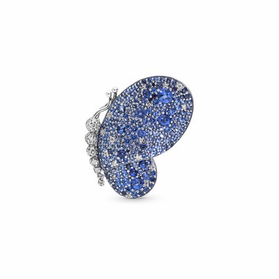 Pandora Dazzling Blue Butterfly Brooch Pendant