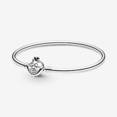 Pandora Disney Alice in Wonderland Cheshire Cat Clasp Bangle