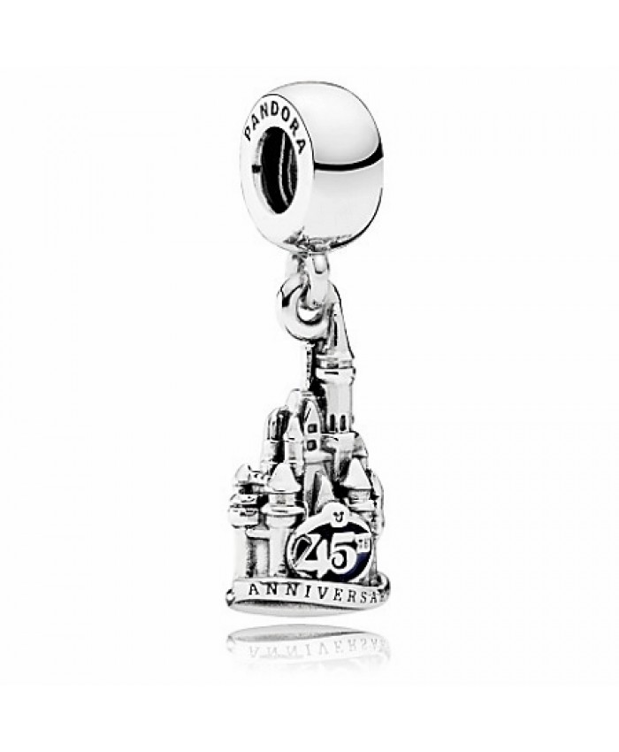 Pandora Disney Cinderella Castle 45 Anniversary Dangle