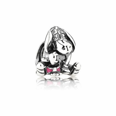 Pandora Disney Eeyore Charm with Pink Enamel