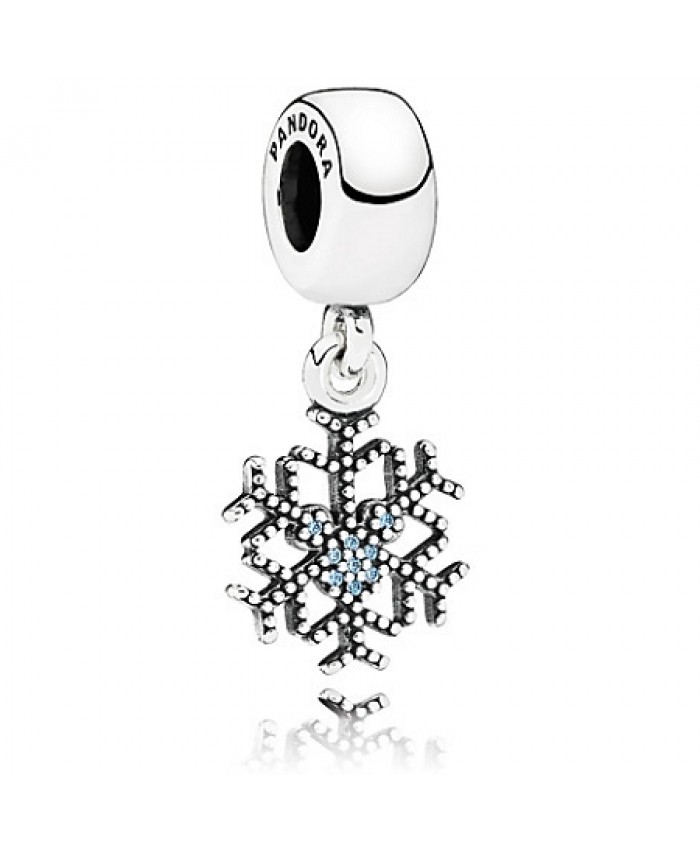 Pandora Disney Mickey's Sparkling Snowflake Dangle