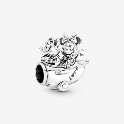 Pandora Disney Mickey and Minnie Mouse Airplane Charm