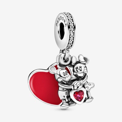 Pandora Disney Mickey Mouse & Minnie Mouse Love Dangle Charm