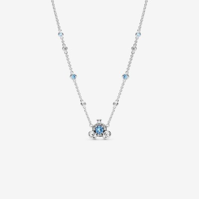 Pandora Disney Pumpkin Coach Collier Necklace