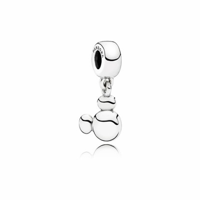 Pandora Disney Solid Mickey Icon Dangle