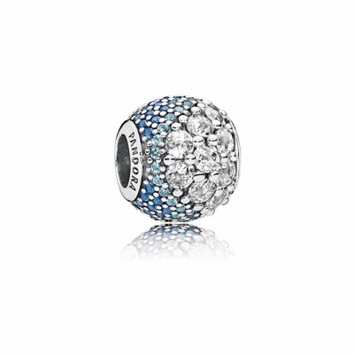 Pandora Enchanted Pave Charm with Blue Crystal