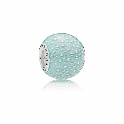 Pandora Enchantment Charm with Aqua Blue Enamel