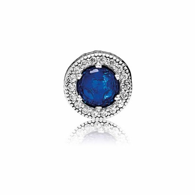 Pandora ESSENCE Peace Charm with Blue Crystal