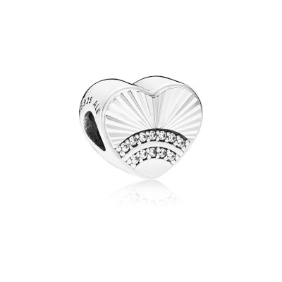 Pandora Fan of Love Heart Charm