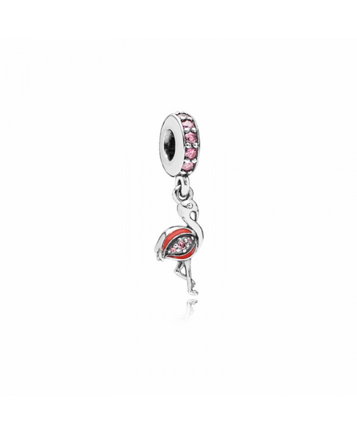 Pandora Flamingo Animal Dangle Charm