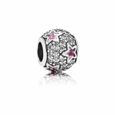 Pandora Follow the Stars Charm with Pink Zirconia