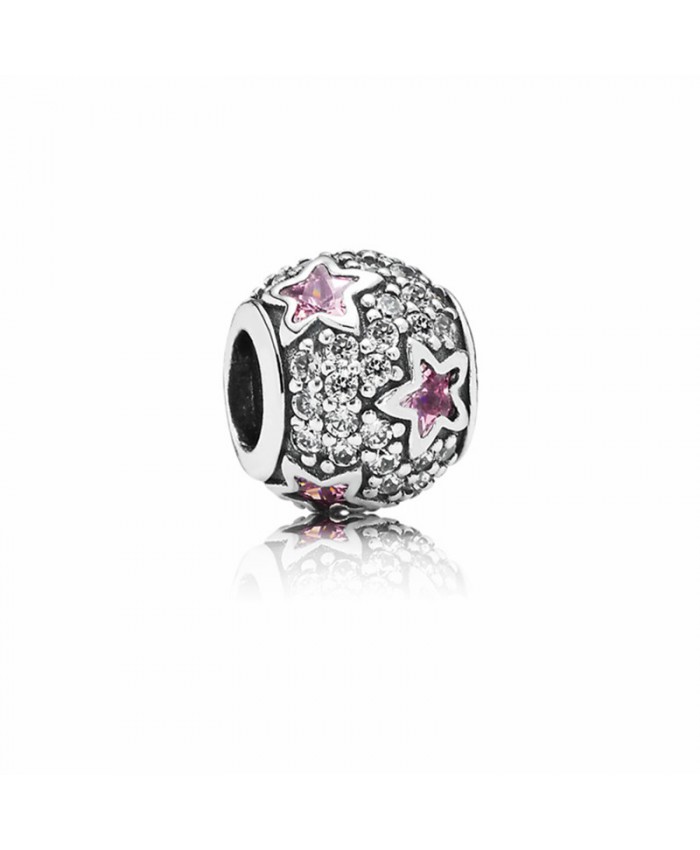 Pandora Follow the Stars Charm with Pink Zirconia