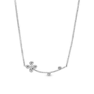 Pandora Four Petal Flower Necklace