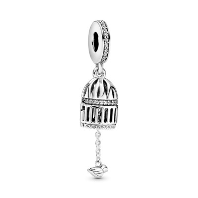 Pandora Free as Bird Cage Charm