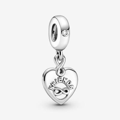 Pandora Friends Forever Heart Dangle Charm