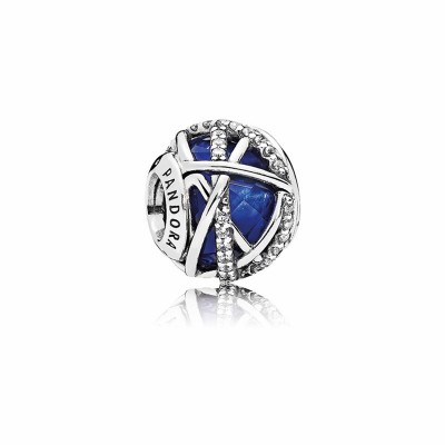 Pandora Galaxy Charm with Blue Crystal