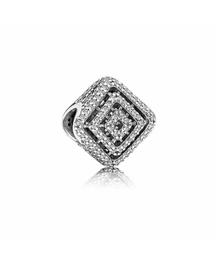 Pandora Geometric Lines Charm