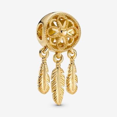 Pandora Gold Spiritual Dreamcatcher Charm