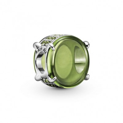 Pandora Green Oval Cabochon Charm