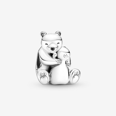 Pandora Hugging Polar Bears Charm