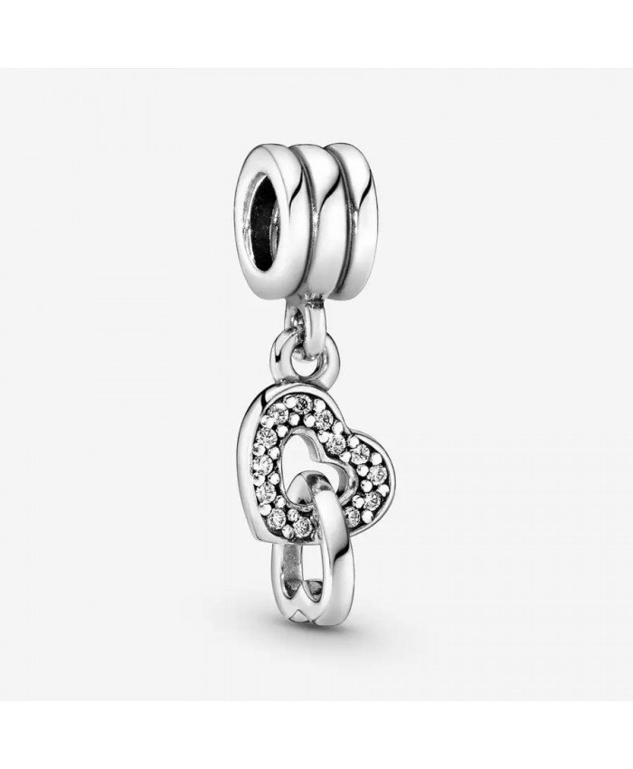 Pandora Interlocking Hearts Dangle Charm