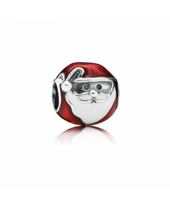 Pandora Jolly Round Santa Charm