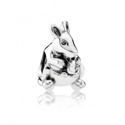 Pandora Kangaroo with Baby Joey Charm