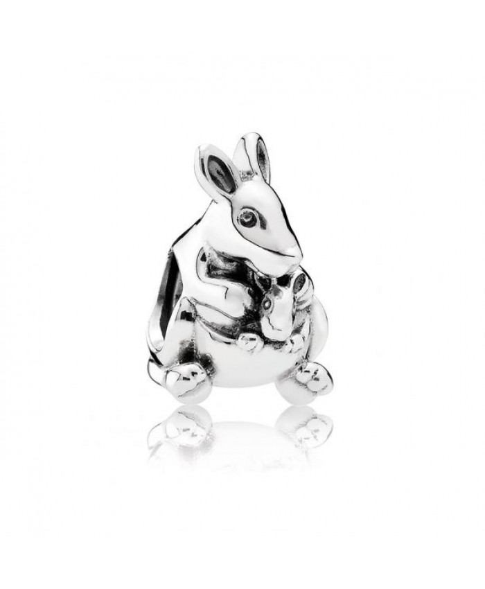 Pandora Kangaroo with Baby Joey Charm