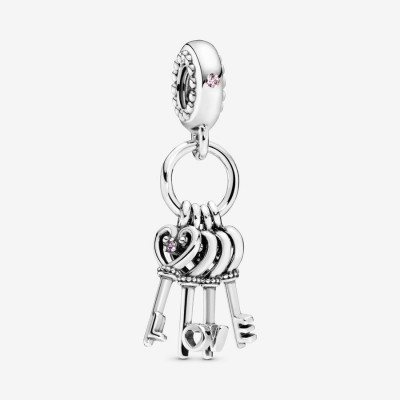 Pandora Keys of Love Dangle Charm