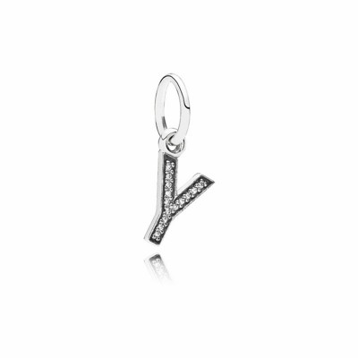 Pandora Letter Y Dangle with Zirconia