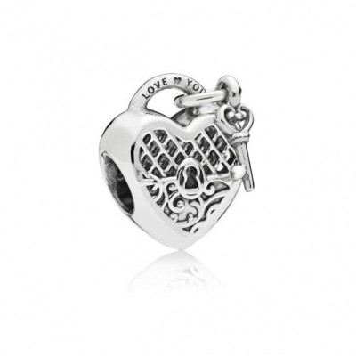 Pandora Love You Lock Charm