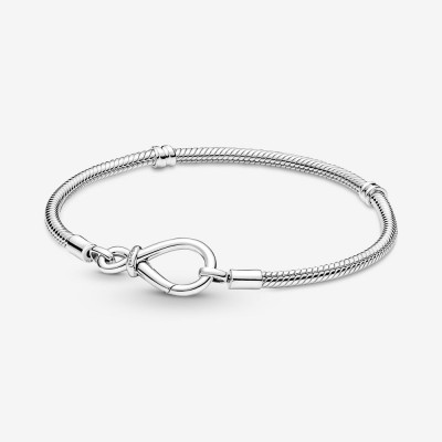 Pandora Moments Infinity Knot Snake Chain Bracelet